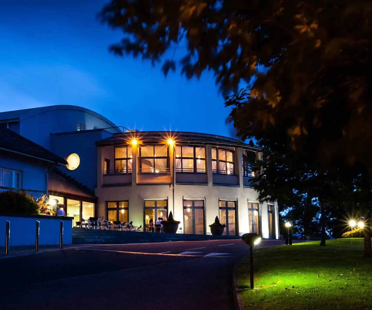 ballyroe heights exterior night copy e1694777723743